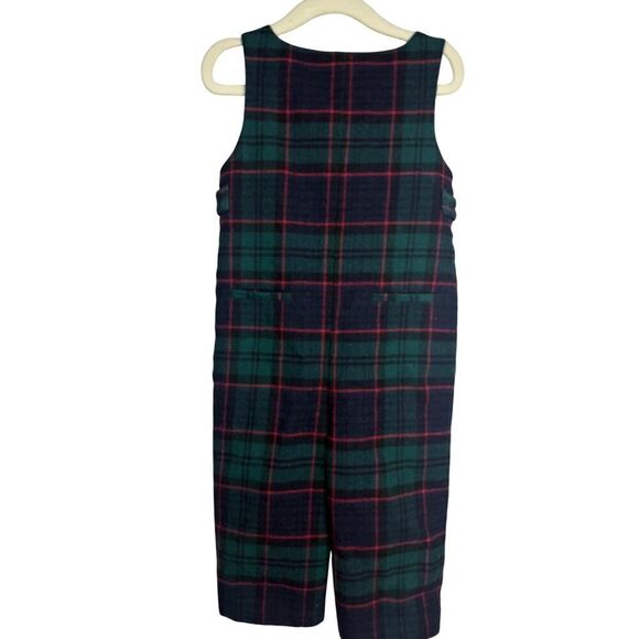 Ralph Lauren Plaid Wool Overalls Boys Sz. 18mo - Picture 4 of 5